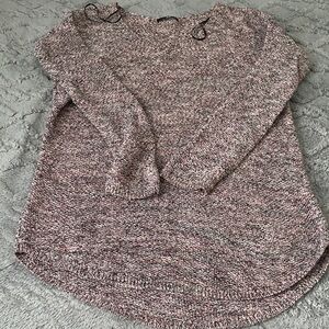 H&M Women's Knit Sweater - Pink and Gray
